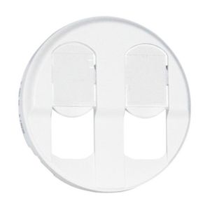 LEGRAND Céliane Enjoliveur blanc prise double RJ45 - 068252