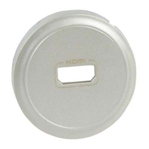 LEGRAND Céliane Enjoliveur titane prise audio vidéo HDMI - 068516