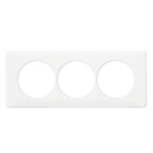 LEGRAND Céliane Plaque Memories 3 postes Yesterday Blanc Entraxe 57 - 068809