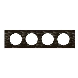 LEGRAND Céliane Plaque Matières 4 postes Corian gougé - 069024