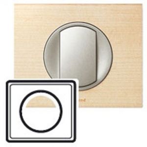 LEGRAND Céliane Plaque 1 poste Bois Erable - 069211
