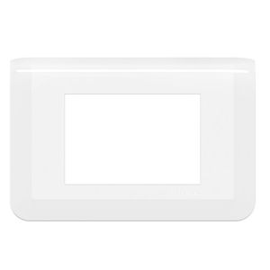 LEGRAND Mosaic Plaque horizontale 3 modules blanc