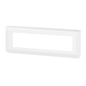 Plaque horizontale 8 modules blanc LEGRAND Mosaic