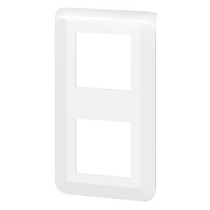 Plaque double verticale blanc LEGRAND Mosaic