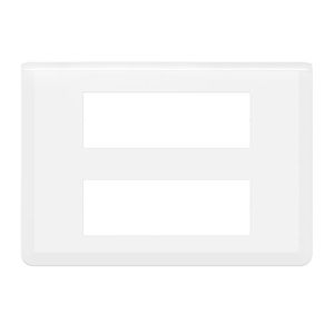 Plaque horizontale 2x6 modules blanc LEGRAND Mosaic