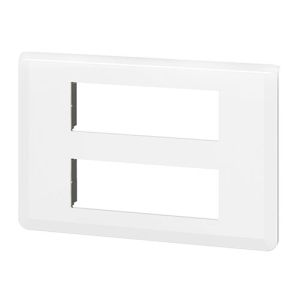 LEGRAND Mosaic Plaque horizontale 2x6 modules blanc