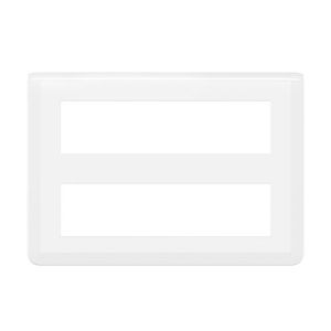 LEGRAND Mosaic Plaque horizontale 2x8 modules blanc