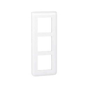 LEGRAND Mosaic Plaque triple verticale E57 blanche - 078856