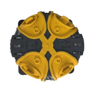 Boîte d'encastrement Legrand Ecobatibox pour cloison sèche, étanche à l'air - vue de dos