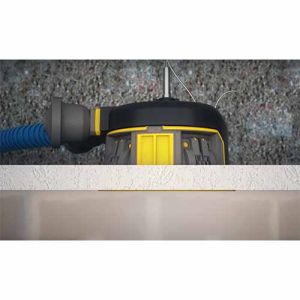 Boîte point de centre pour placo® - vue du plafond côté isolation