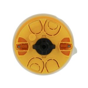 point de centre DCL Legrand Batibox avec douille et fiche DCL - vue de face