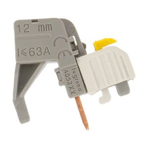 borne de raccordement Legrand HX³ - vue de côté