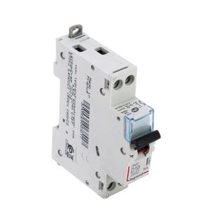 Disjoncteur LEGRAND DNX3 10A Ph+N courbe D 4,5kA 230V - vue de dessus