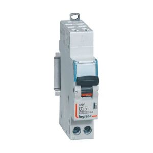 Disjoncteur LEGRAND DNX3 25A auto Ph+N courbe D 4,5kA 230V