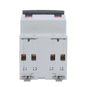 Disjoncteur LEGRAND DX3 tétrapolaire 25A courbe C 4,5kA 400V - vue de dessous
