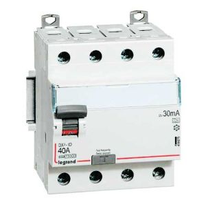 LEGRAND DX3 Interrupteur différentiel 4P 40A Type A 30mA - 411675
