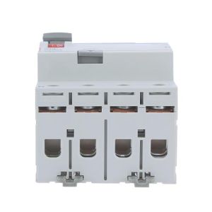 Interrupteur différentiel LEGRAND DX3 tétrapolaire 63A 30mA type F 4 modules 400V - vue de dessous
