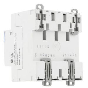 Interrupteur différentiel tétrapolaire 63A 30mA type B 4 modules 400V Legrand DX3 - vue arrière produit