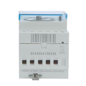 Interrupteur horaire LEGRAND 16A monophasé analogique programmable journalier 3 modules - vue de dessous