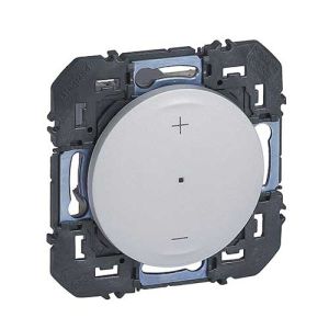 Variateur de lumière Legrand Dooxie finition alu