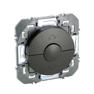 Poussoir volets roulants Dooxie noir mat Legrand
