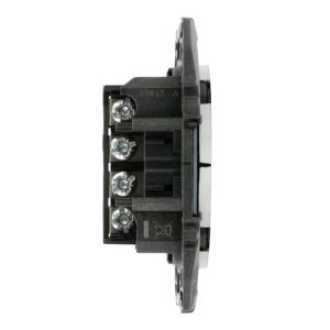 Prise téléphone en T Legrand Dooxie - vue de côté