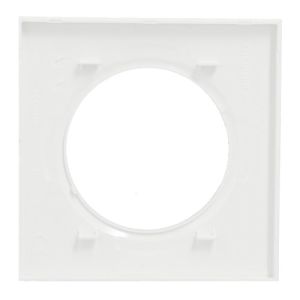 Plaque simple LEGRAND Dooxie blanc - Vue arrière
