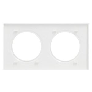 Plaque double LEGRAND Dooxie blanc - 600802