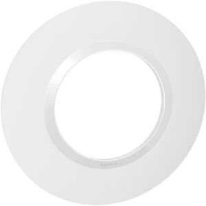 Plaque ronde Legrand Dooxie blanc