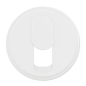 Enjoliveur Legrand Céliane blanc pour prise RJ45 - vue de face