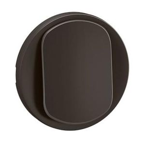 Enjoliveur simple allumage noir Legrand New Céliane