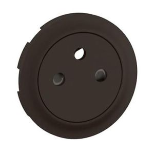 Enjoliveur noir Legrand® New Celiane pour prise 2P+T