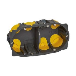 Boîte d'encastrement double étanche à l'air Legrand Ecobatibox