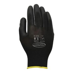 Gant de précision noir T08 Manufrance - vue dessus de la main