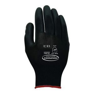 Gant de précision noir T10 Manufrance - vue dessus de la main