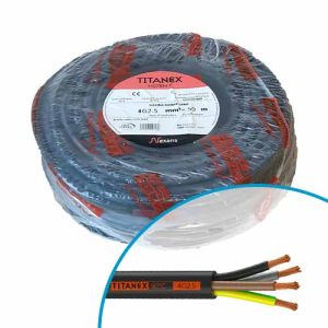 Couronne de câble H07RN-F 4G2,5mm² Nexans Titanex