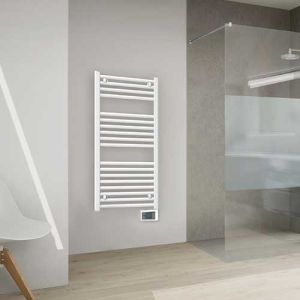 Sèche-serviettes électrique blanc 500W NOIROT Flo bains - DCK2611FDAJ