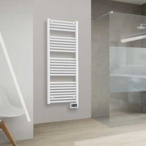 NOIROT Sèche-serviettes blanc électrique 750W Flobain