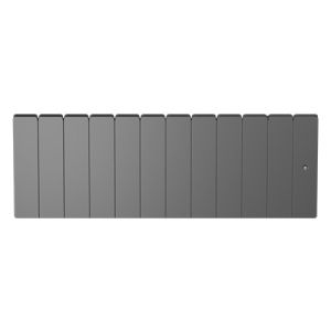 Radiateur NOIROT Fontea à inertie fonte bas Gris 1000W  - DCN3503SEHS