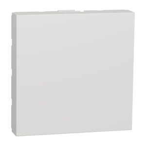 Obturateur blanc Schneider Unica - vue de face