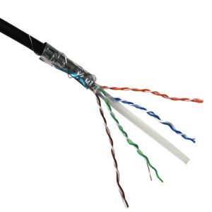 câble RJ45 informatique extérieur catégorie 6 F/UTP 4P 350Mhz Omelcom EASYLINK