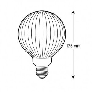 Dimensions de l'ampoule LED Paulmann White Lampion