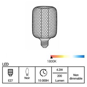 Fiche technique ampoule LED Paulmann Metallic Glow
