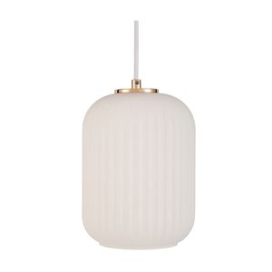 suspension Paulmann Noble Purity finition blanche et dorée champagne