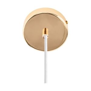 suspension Paulmann Noble Purity finition blanche et dorée champagne - zoom support
