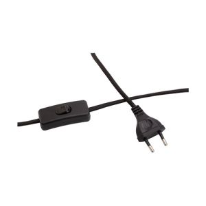 Câble d'alimentation lampe Pauleen Midnight Beauty noire et argent