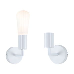 applique murale Ravi Paulmann blanc avec ampoule E27