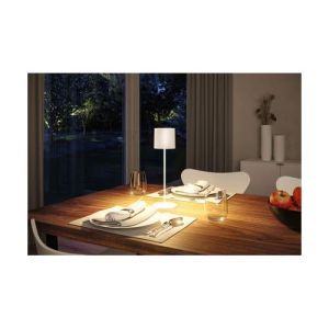 lampe à poser Paulmann Tuni idéale en intérieur aussi