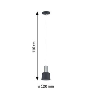 Dimensions de la suspension Neordic Haldar Paulmann