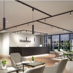 Connecteur en L pour alimentation spot LED Paulmann URAIL extérieur noir - photo ambiance